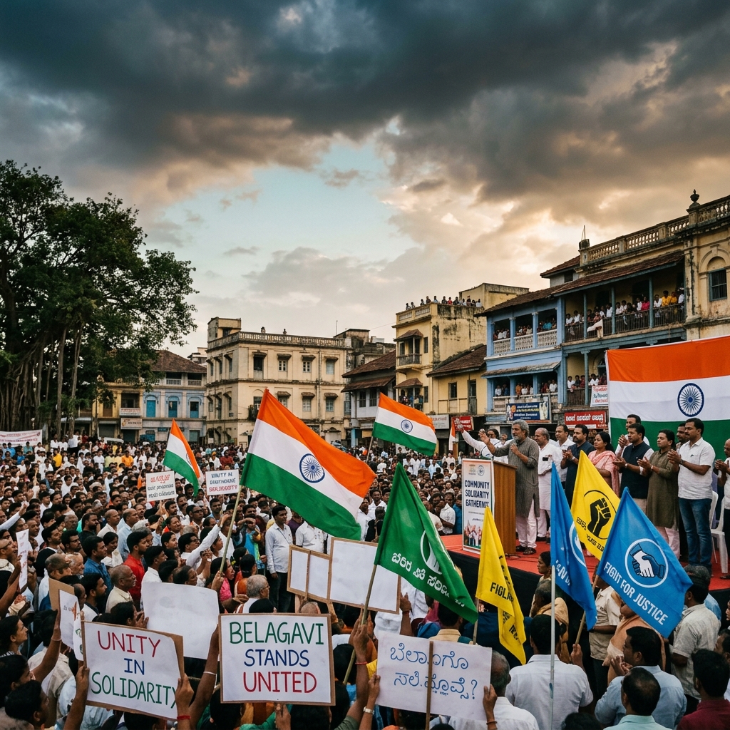 Kannada Protest Meeting — Belagavi
